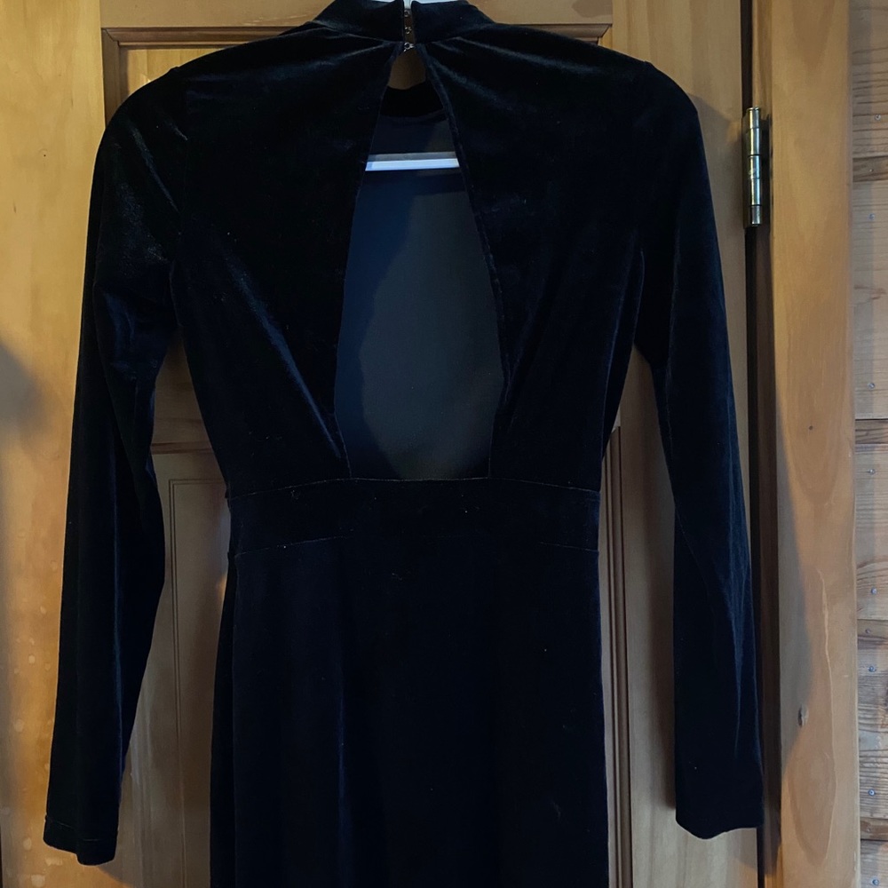 H&M Velvet Black Dress